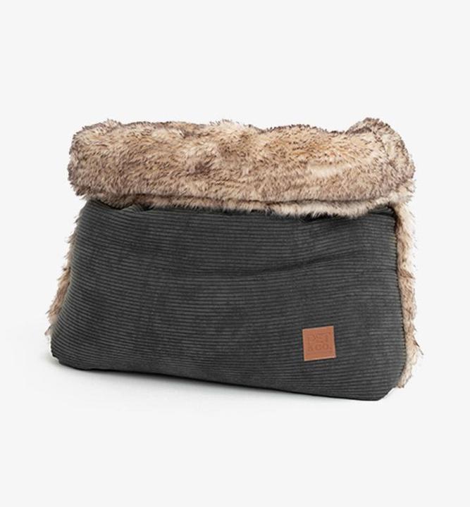 Actual product image Pet & Co. Snuggle Bag Snuggle Cord Charcoal S (Dog, Cat)