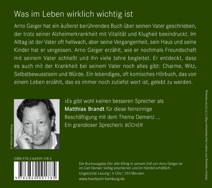 Produktbild Der alte König in seinem Exil (Arno Geiger, Deutsch)