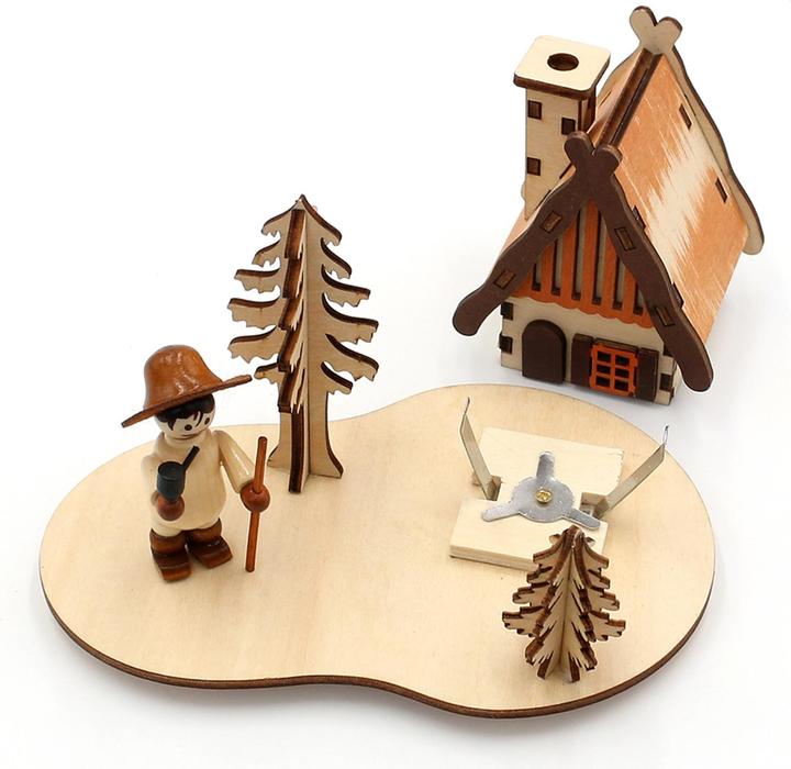Produktbild SIGRO Holz Räucherhaus, 1 Stück (15 x 10 x 9 cm)