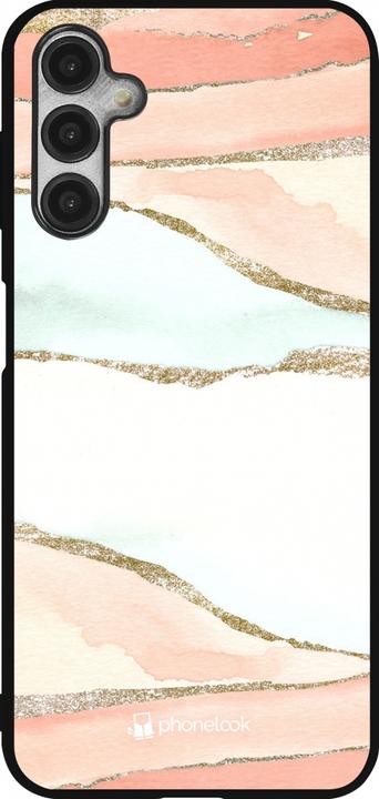 Actual product image PhoneLook Coque Silicone rigide noir Shimmering Orange (Samsung Galaxy A14 5G)