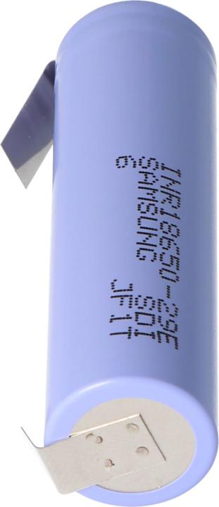 Actual product image Samsung Battery INR18650 29E + solder tag U (1 pcs., 18650, 2900 mAh)