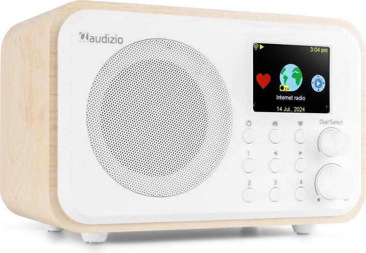 Produktbild Audizio DAB+ Radio Vicenza Weiss, Radio Tuner: Internetradio, FM (DAB+, FM, Internetradio, Bluetooth, WLAN)