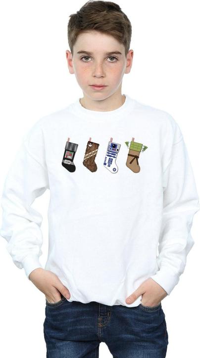 Actual product image Star Wars Boys Christmas Stockings Sweatshirt (152, 158)