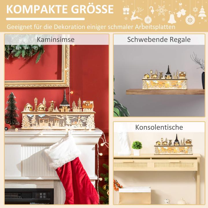 Actual product image Jamb Christmas Village 10 LED