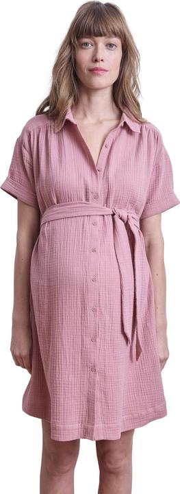 Actual product image Vertbaudet Short muslin blouse dress for pregnancy & nursing (32)