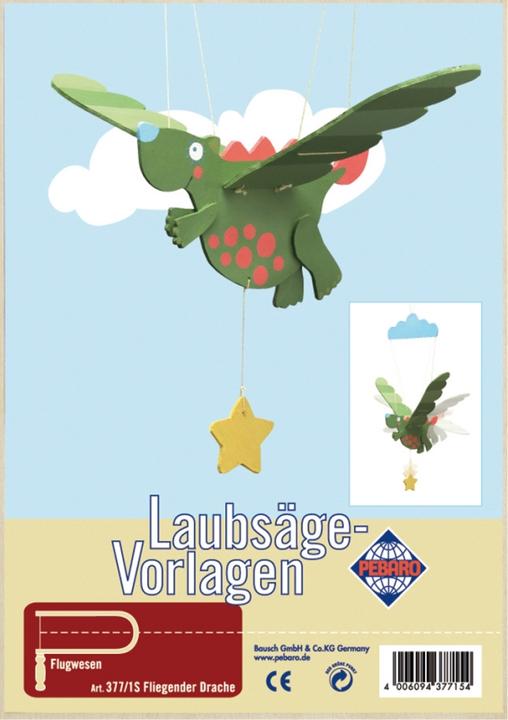 Produktbild Pebaro Laubsägevorlage fliegender Drache Mobile