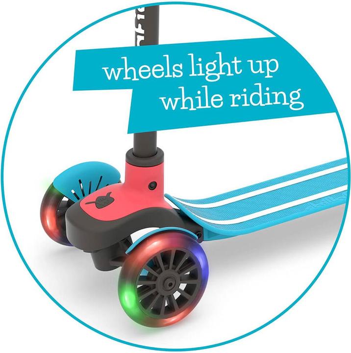 Produktbild Chillafish Scotti GLOW 3-Rad Scooter mit Bremse und LED Lichter