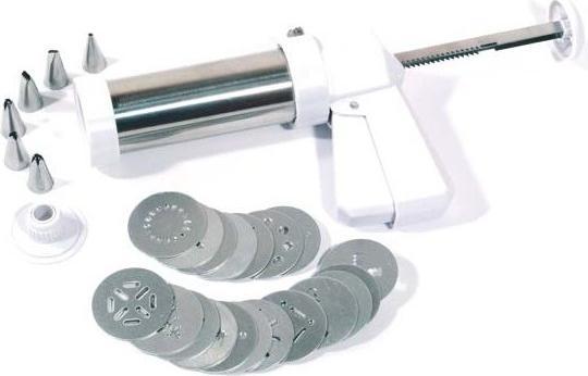 Silikomart Stainless Steel Cookies Press (Piping bag, Nozzle)