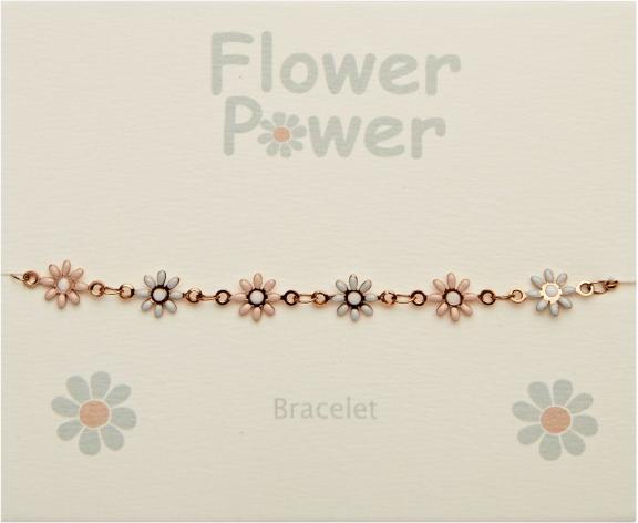 Immagine prodotto HCA Bracciale, Flower Power, blu.607376 (Acciaio inossidabile)
