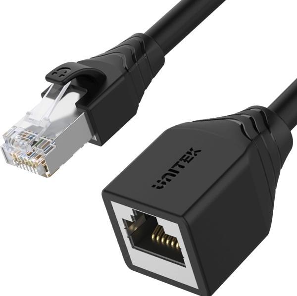 Immagine prodotto Unitek Cavo di prolunga Ethernet M/F 5m Cat 6 STP 8P8C RJ45 C1896BK-5M (CAT6, 0.05 m)