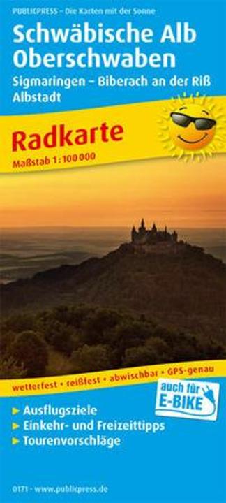 Produktbild PublicPress Radwanderkarte Schwäbische