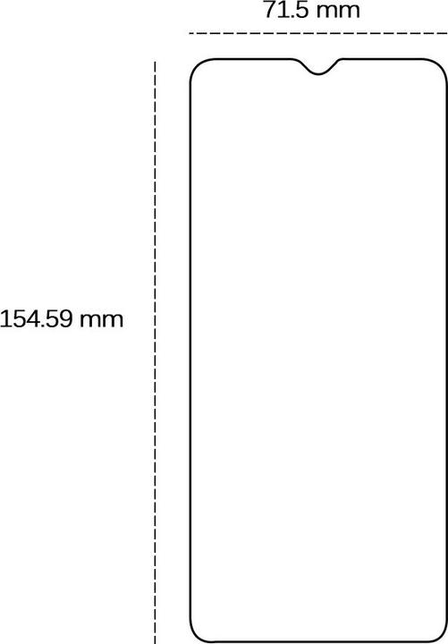 Actual product image OEM Tempered glass 2,5D for Samsung Galaxy M34 5G