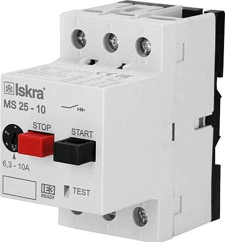 Iskra IE3 motor protection switch compliant MS25 10