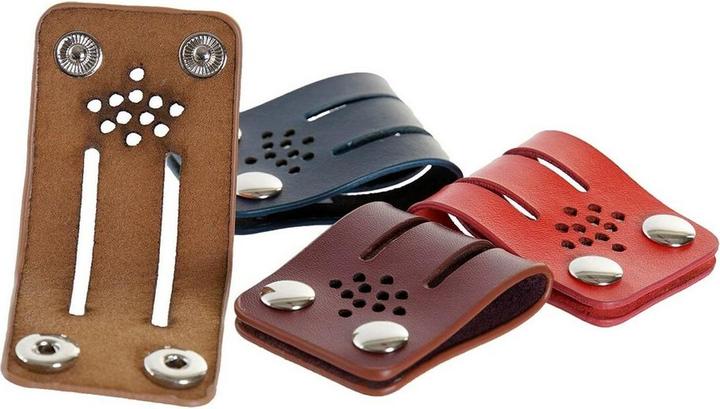 Immagine prodotto DKD Home Decor Kabel-Ordnungshilfe Schwarz Bunt Camel Polyurethan 3 x 1 x 6 cm (4 Stück)