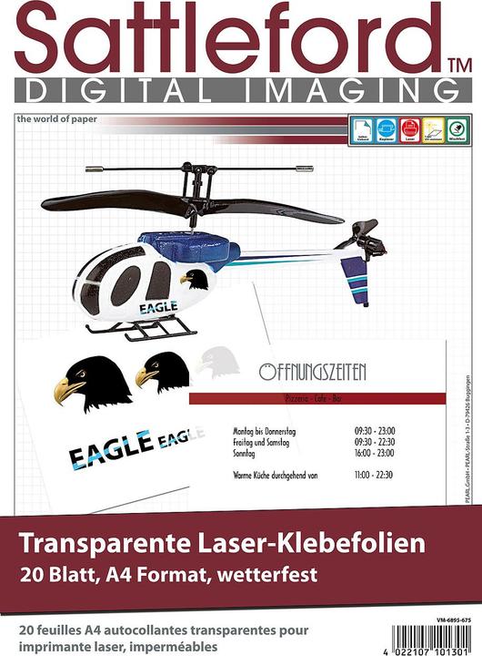 Immagine prodotto Sattleford Pellicole adesive per stampanti laser (270 g/m²)