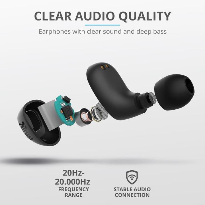 Actual product image Trust Nika Compact Headphones (ANC, 8 h, Wireless)