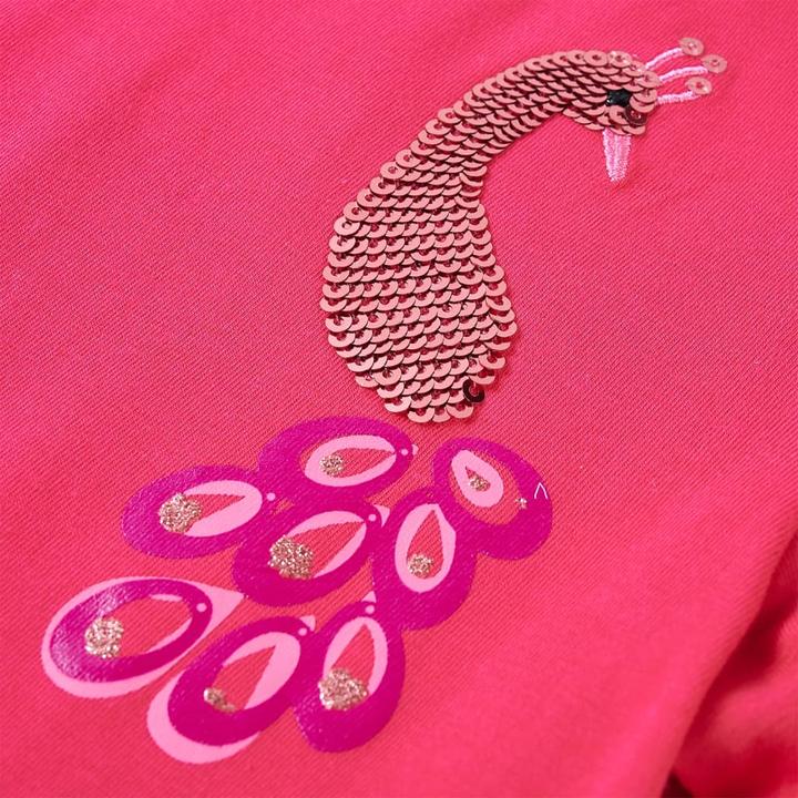 Immagine prodotto VidaXL Camicia a maniche lunghe per bambini rosa brillante 140,Materiale: 95 % cotone (140)