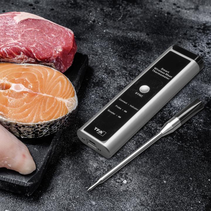 Actual product image TFA BBQ Thermometer inkl. L-Batterie anthrazit, FS-TFA