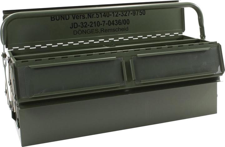 Produktbild Dönges Werkzeugkasten, 530 x 210 x 210 mm, fünfteilig, Anzahl Fächer 8 (5 Teile)