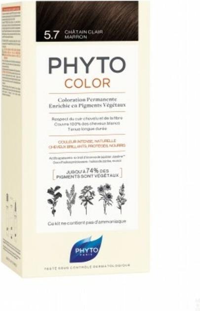 Image du produit Phyto Phytocolor Kit 5.7 (5,7 Marron clair Chestnut)