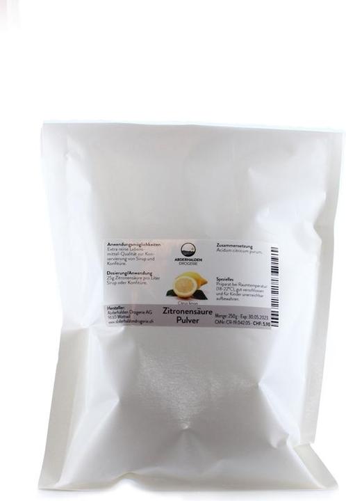 Produktbild Drogerie Abderhalden Zitronensäure (1 x 250 g)