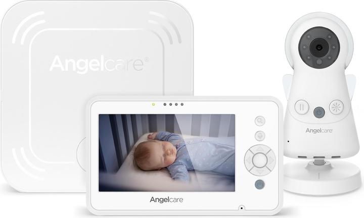 Angelcare Baby Movement Monitor White (Video & Audio, 150 m)