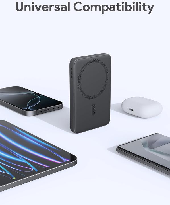 Produktbild Aukey MAG FUSION 5000mAh - Wireless Powerbank (5000 mAh, 20 W)