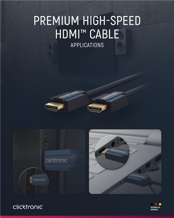 Produktbild Goobay Clicktronic High Speed HDMI Kabel Ethernet (7.50 m, HDMI)