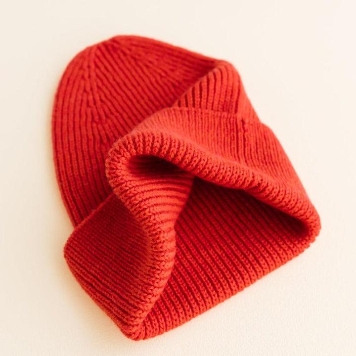 Actual product image Hvid Beanie Fonzie Red