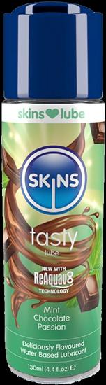 Skins Tasty» Mint Chocolate Passion 130ml Gleitgel mit natürlichen Aromen (130 ml)