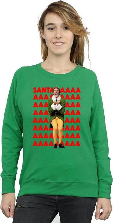 Immagine prodotto Elf Buddy Santa Scream Felpa Donna (XL)