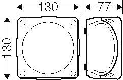 Actual product image Hensel Cable junction box