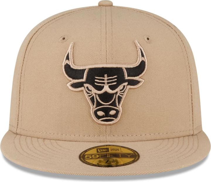Actual product image New Era 59Fifty Fitted Cap - NBA Chicago Bulls camel beige (7)