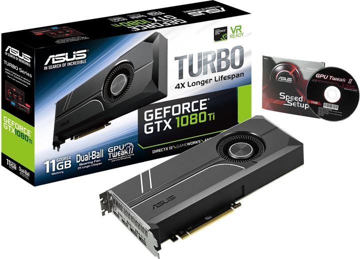 Produktbild ASUS TURBO GeForce GTX 1080 Ti 11G (11 GB)