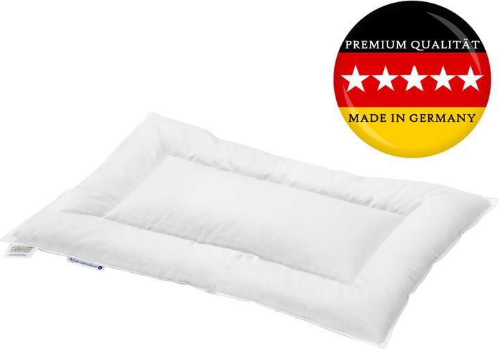 Actual product image nordic coast company Flat pillow made of fine down (90%) class 1 (60 x 40 cm)