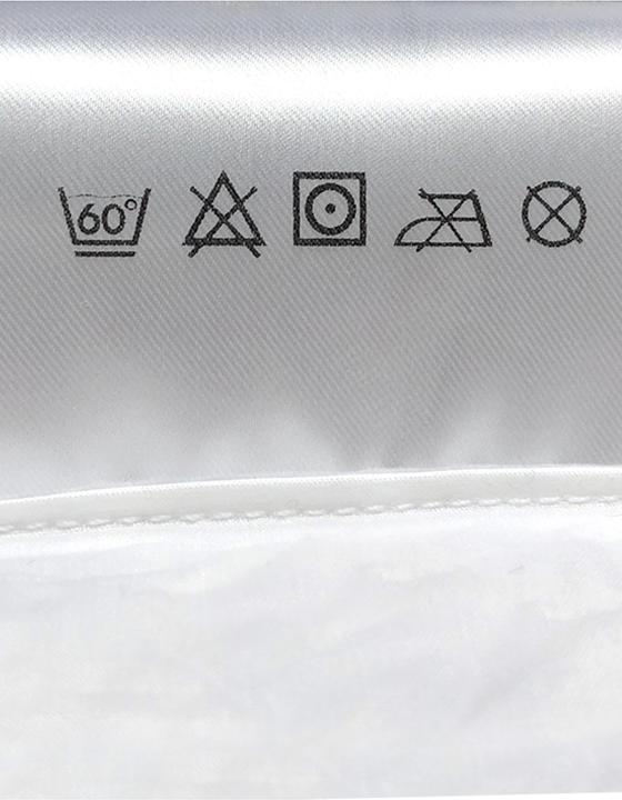Actual product image nordic coast company Flat pillow made of fine down (90%) class 1 (60 x 40 cm)