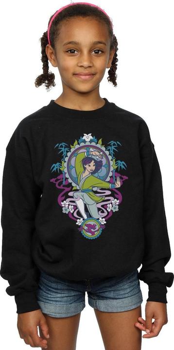 Actual product image Disney Girls Mulan Ornamental Sweatshirt (152, 158)