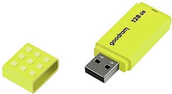 Actual product image Goodram UME2 UME2-0640Y0R11 Pendrive (64 GB, USB 2.0, yellow) (64 GB, USB-A, USB 2.0)