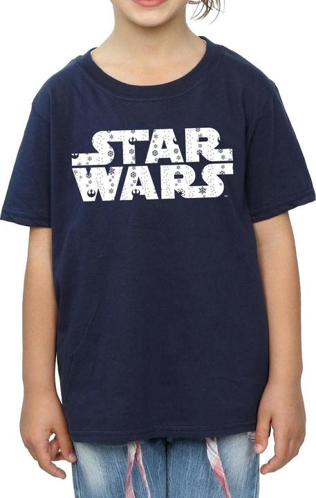 Immagine prodotto Star Wars Christmas Logo Maglietta Ragazze (128)