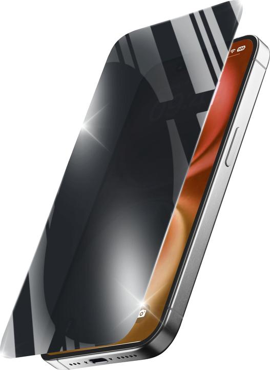 Actual product image Cellularline Xtreme Glass Privacy (1 Piece, Apple iPhone 16)