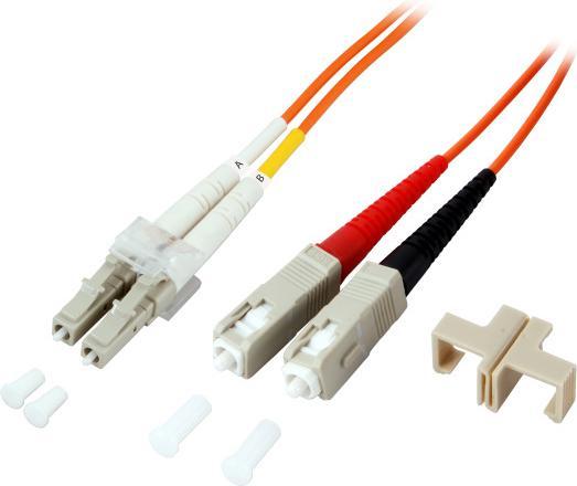 Immagine prodotto EFB Elektronik O3061.2 2m LC SC cavo arancione in fibra ottica (CAT7, 2 m)