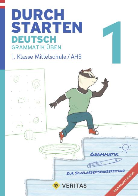Produktbild Durchstarten Deutsch 1. Klasse Mittelschule/AHS Grammatik üben (Deutsch, Gernot Blieberger, 2019)