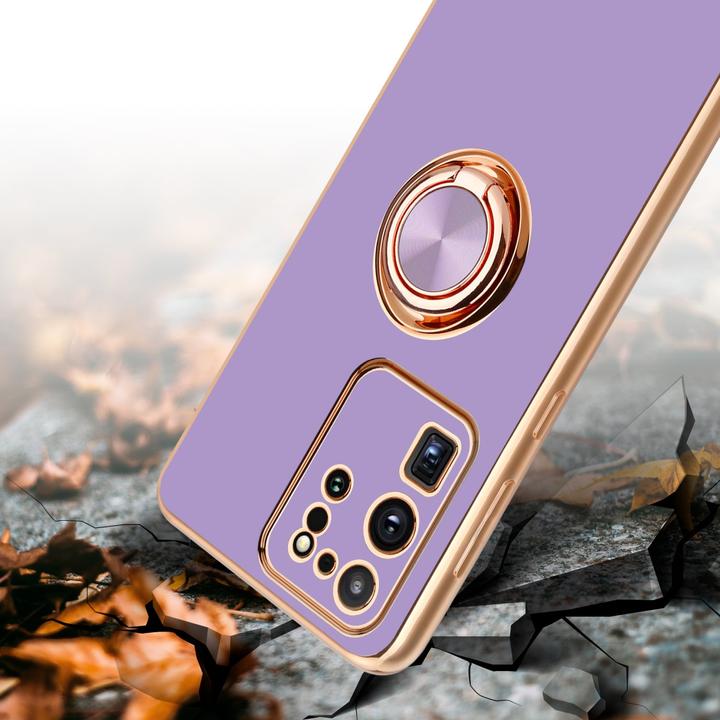 Produktbild Cadorabo Hülle für Samsung Galaxy S20 ULTRA im TPU mit Kameraschutz und Ring LM089 Style (Samsung Galaxy S20 Ultra)