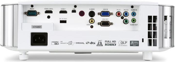 Actual product image Acer H7550st (Full HD, 3000 lm, 0.69 - 0.76:1)