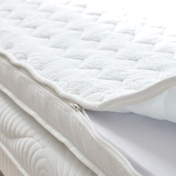 Produktbild Loberon Topper Danisar weiss (180 x 200 cm)