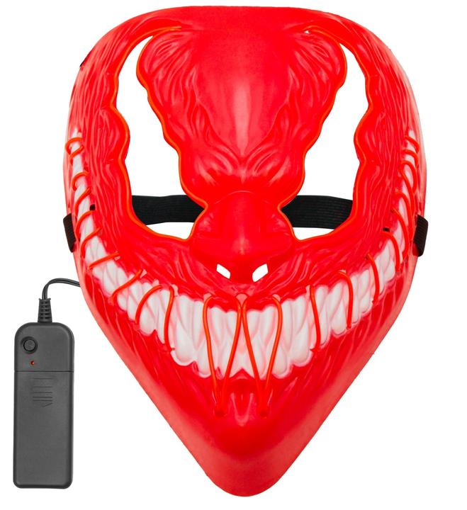 Immagine prodotto Widmann Maschera da mostro rossa con illuminazione a LED
