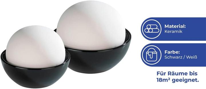 Produktbild Wenko Luftbefeuchter RONDO, 4-teilig (18 m²)