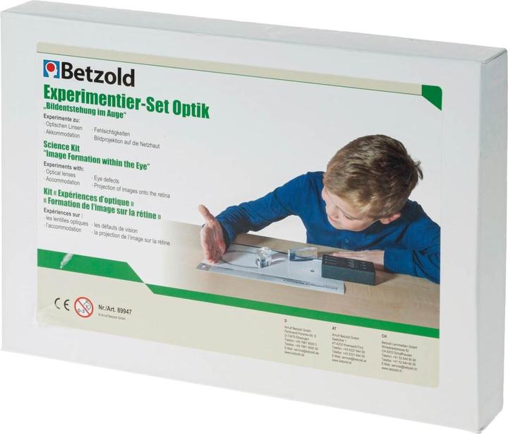 Produktbild Betzold Experimentier-Set Optik Bildentstehung im Auge