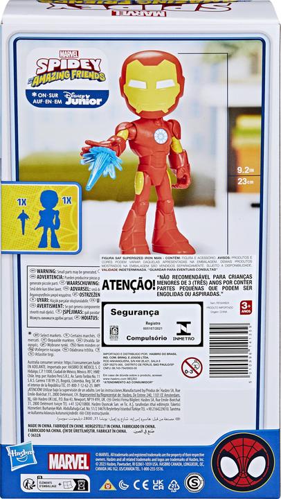 Image du produit Hasbro super grande figure d'action Iron Man, jouet de super-héros pour enfants
