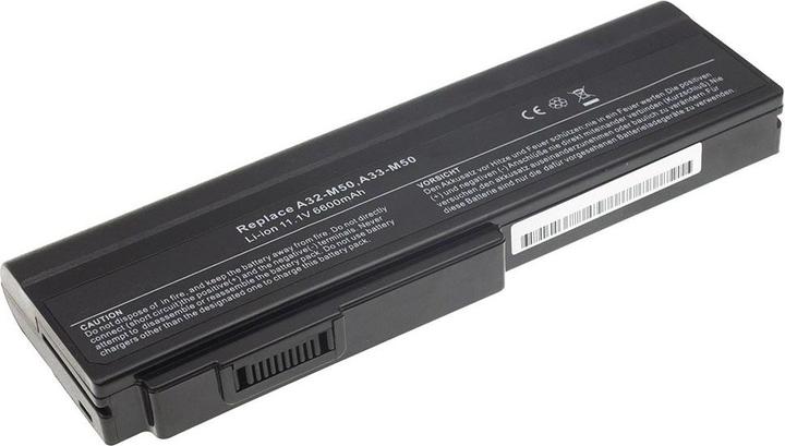 Image du produit GreenCell Batterie d'ordinateur portable pour Asus A32-M50 A32-N61 N43 N53 G50 - 11.1V - 6600mAh (9 cellules, 6600 mAh)